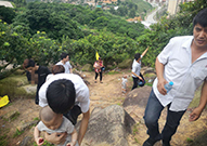 公司團聚-漳州港龍湖生態(tài)谷摘楊梅